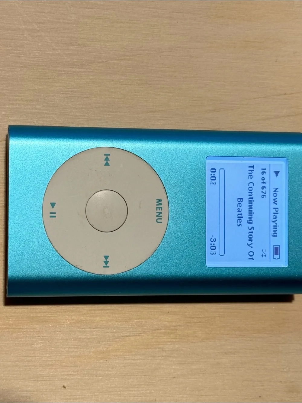 iPod Mini 1st Gen Model:A1051 6GB Blue Tested Good w/676 Song Read Info Below!!